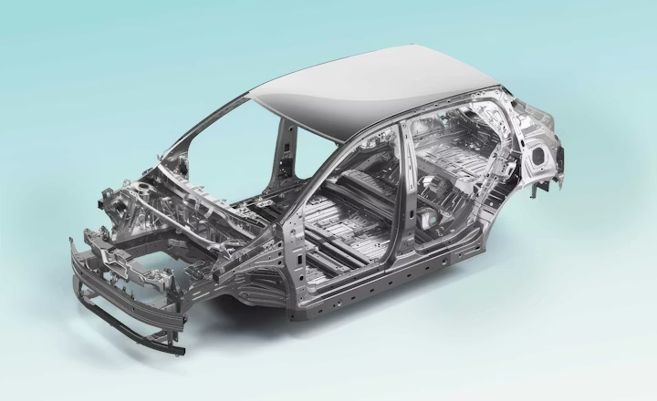 MG4 EV hochfeste Karosseriestruktur für maximale Sicherheit